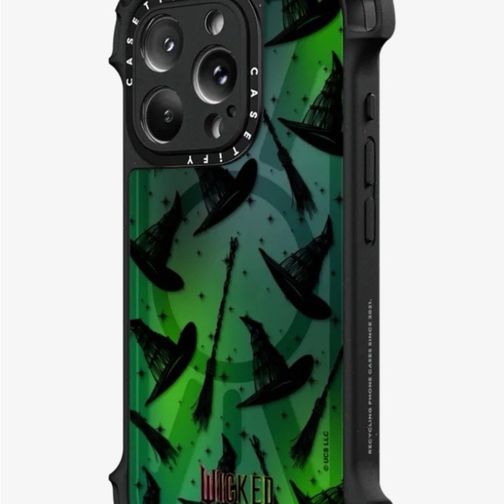 Casetify Black and Green Witch Hat Phone Case